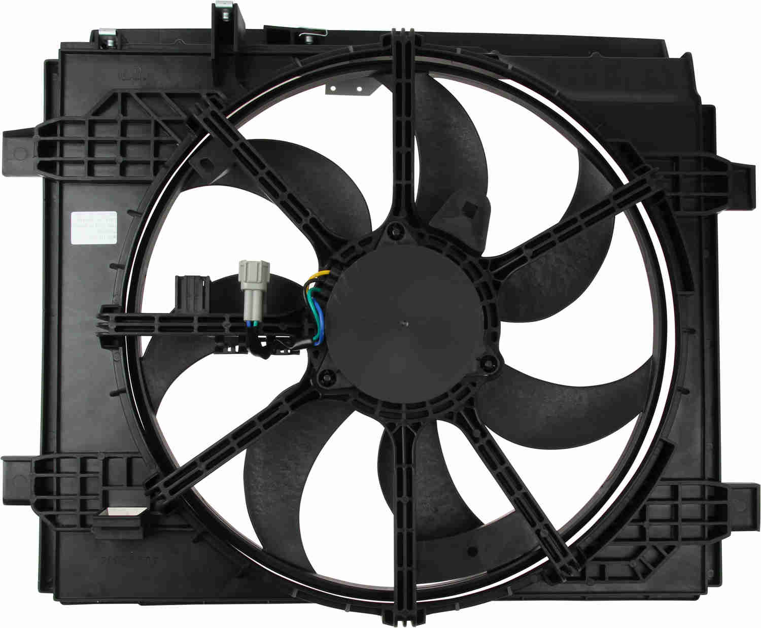TYC Dual Radiator and Condenser Fan Assembly