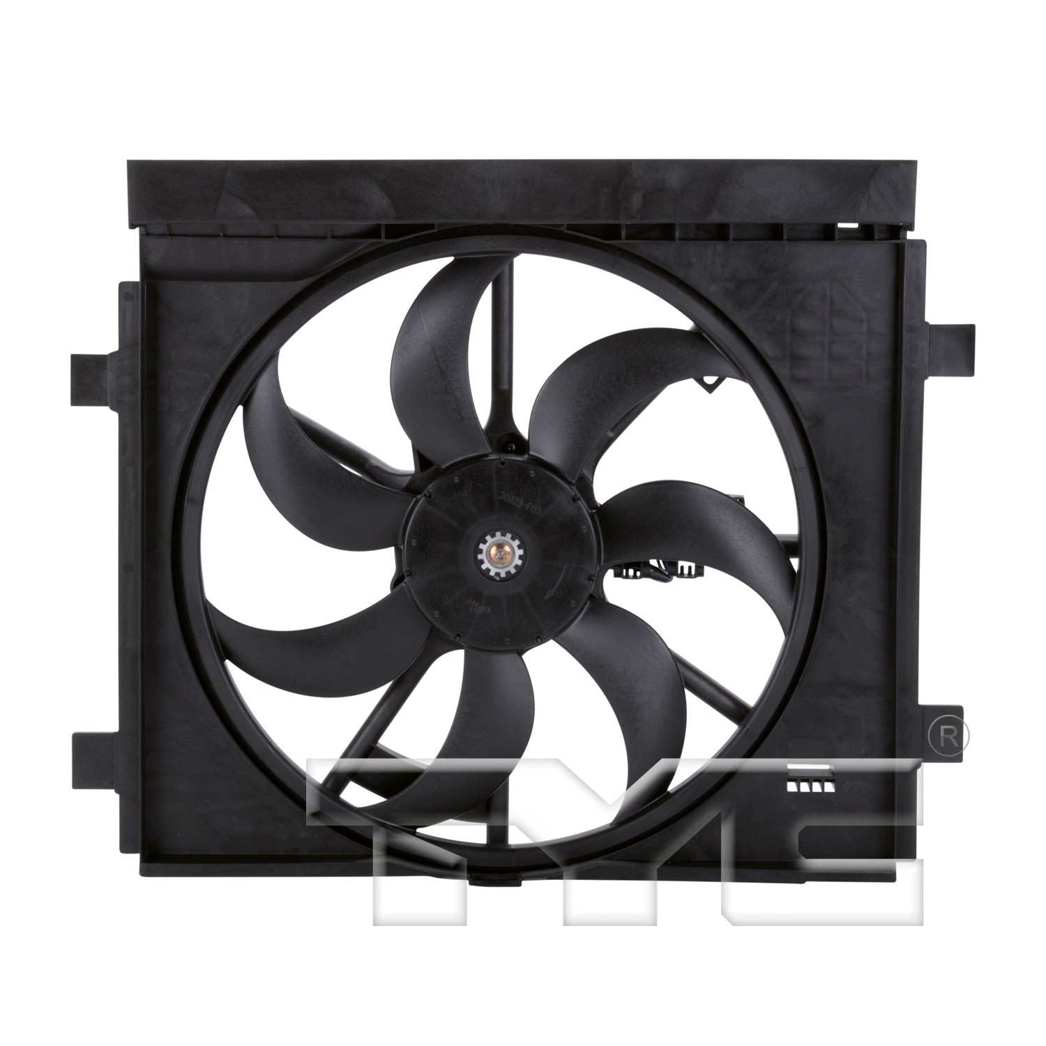 TYC Dual Radiator and Condenser Fan Assembly