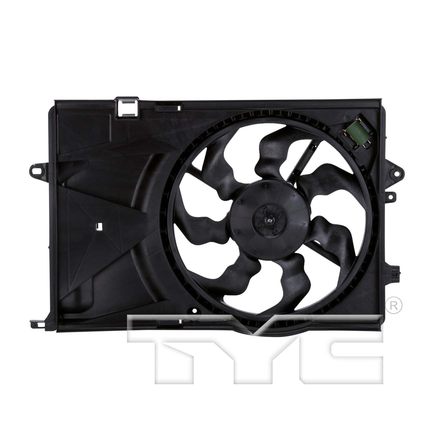 TYC Dual Radiator and Condenser Fan Assembly 622900