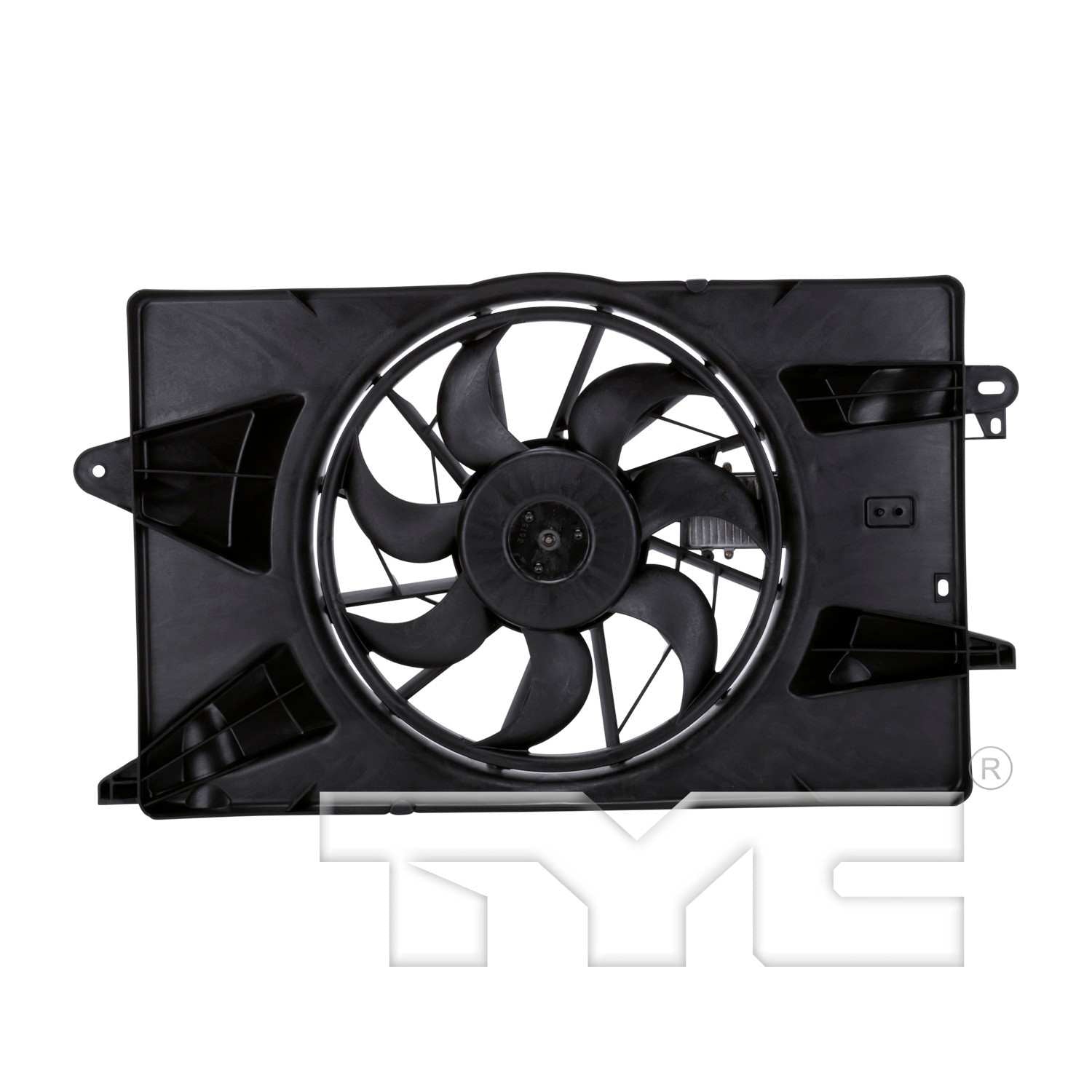 TYC Dual Radiator and Condenser Fan Assembly 622920