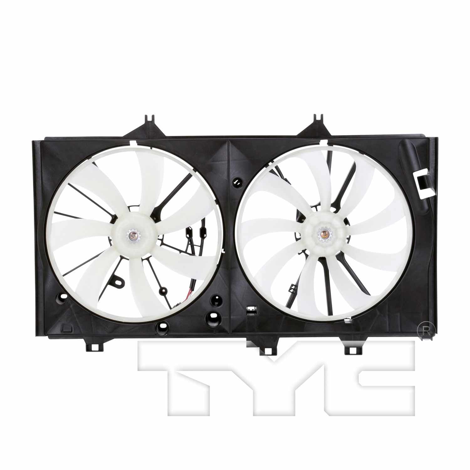 TYC Dual Radiator and Condenser Fan Assembly 622950