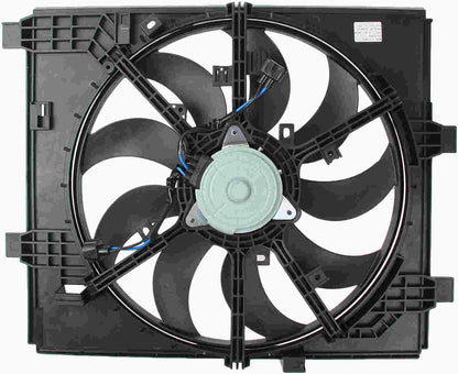 TYC Dual Radiator and Condenser Fan Assembly
