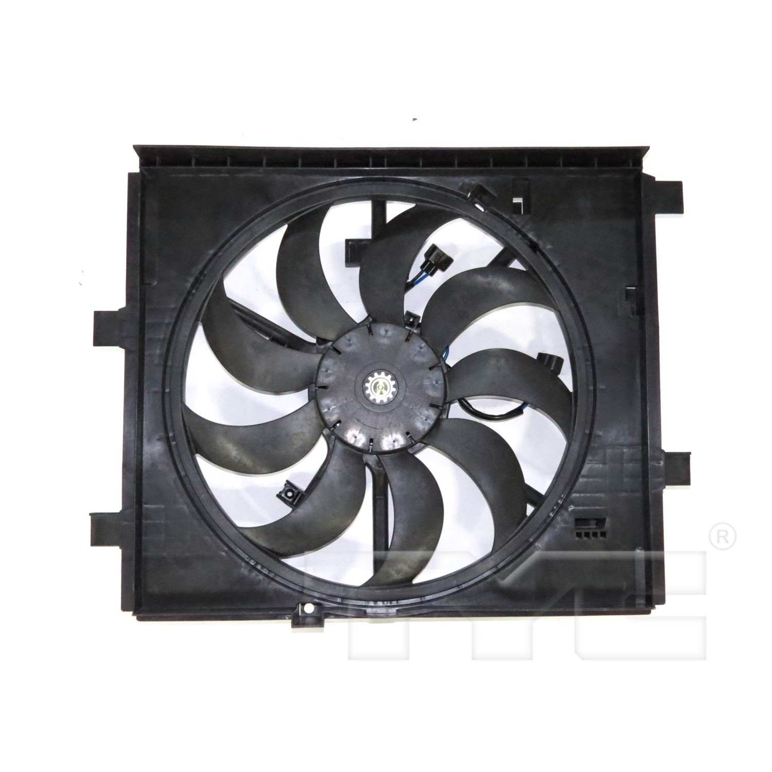 TYC Dual Radiator and Condenser Fan Assembly