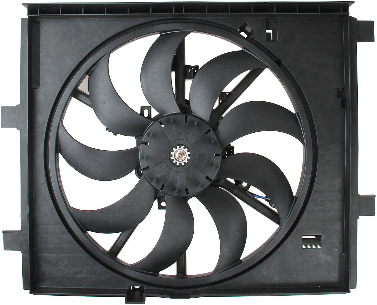 TYC Dual Radiator and Condenser Fan Assembly