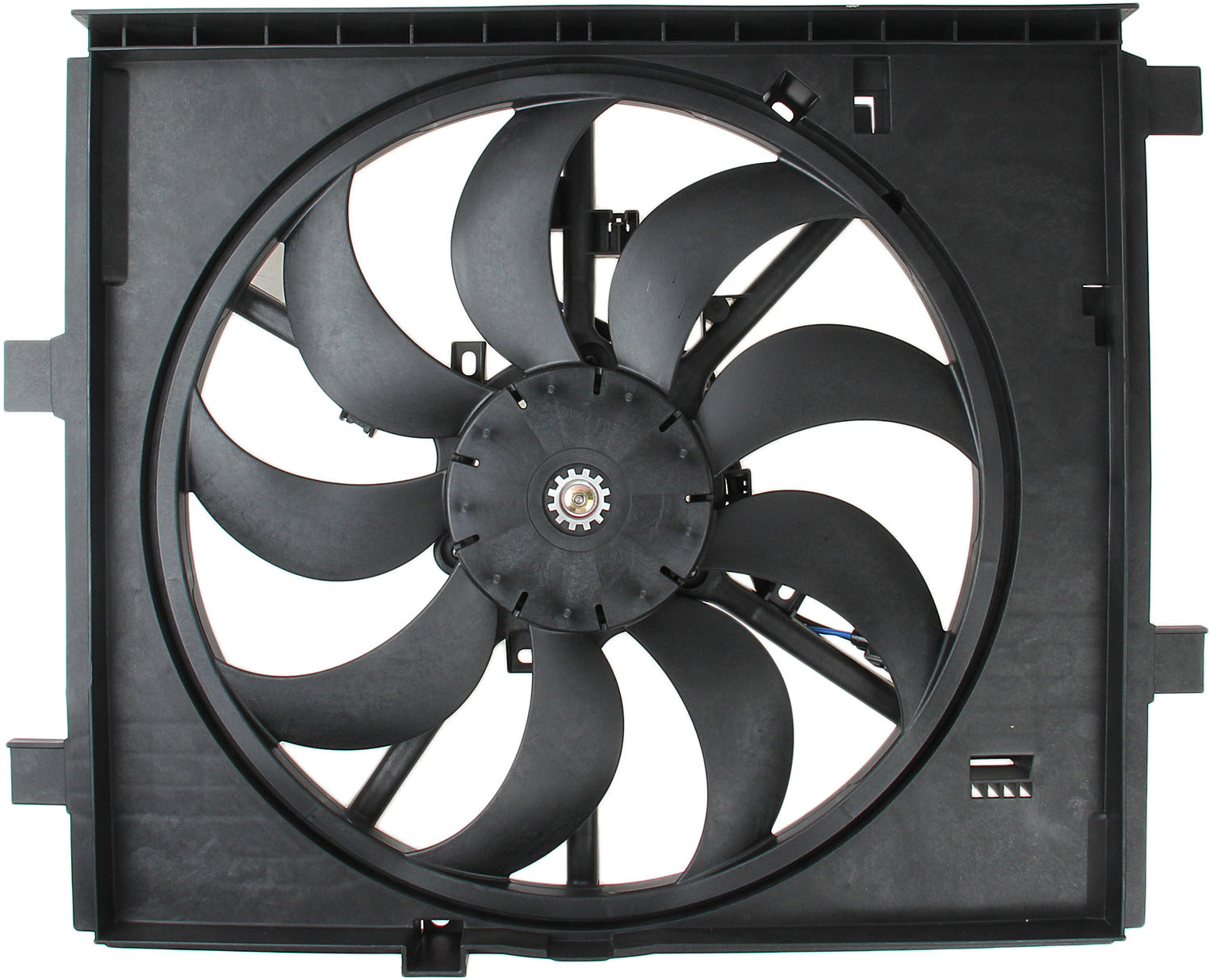 TYC Dual Radiator and Condenser Fan Assembly