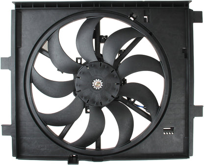 TYC Dual Radiator and Condenser Fan Assembly