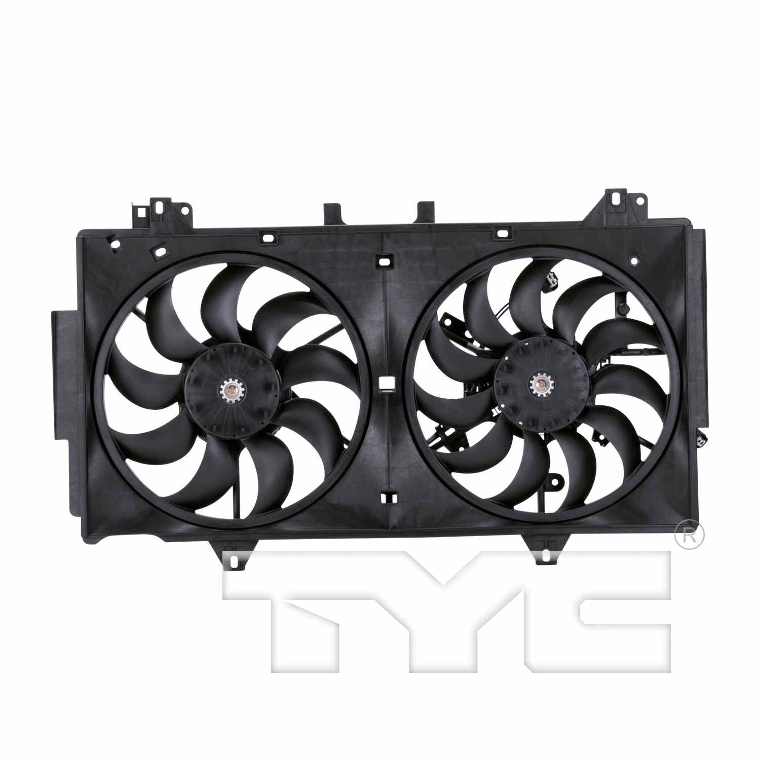 TYC Dual Radiator and Condenser Fan Assembly 622970