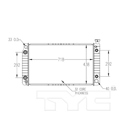 TYC TYC Radiator 622