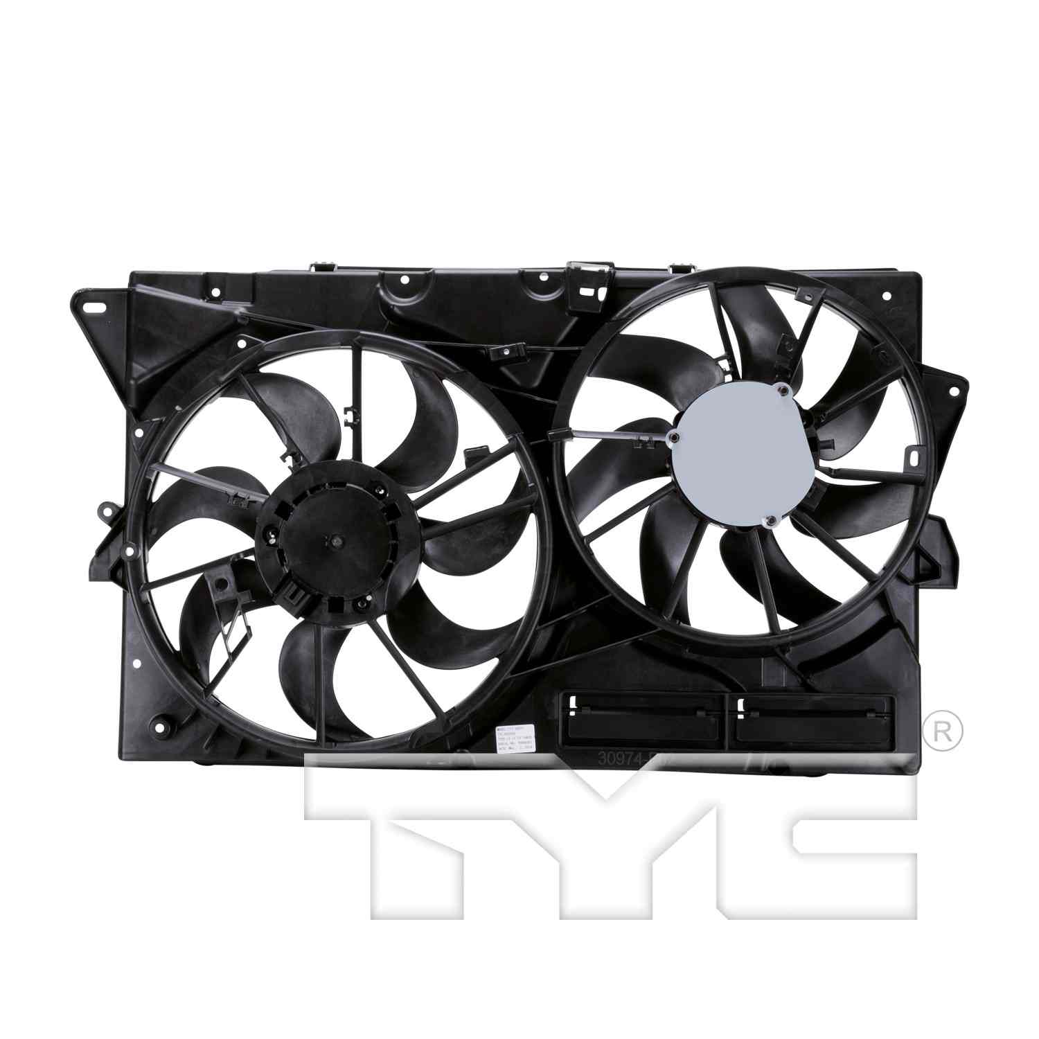TYC Dual Radiator and Condenser Fan Assembly 623040