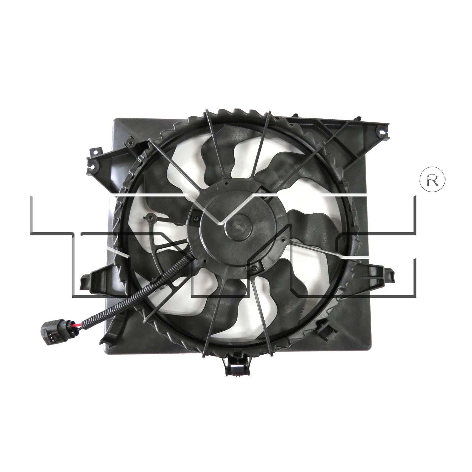 TYC Dual Radiator and Condenser Fan Assembly 623060