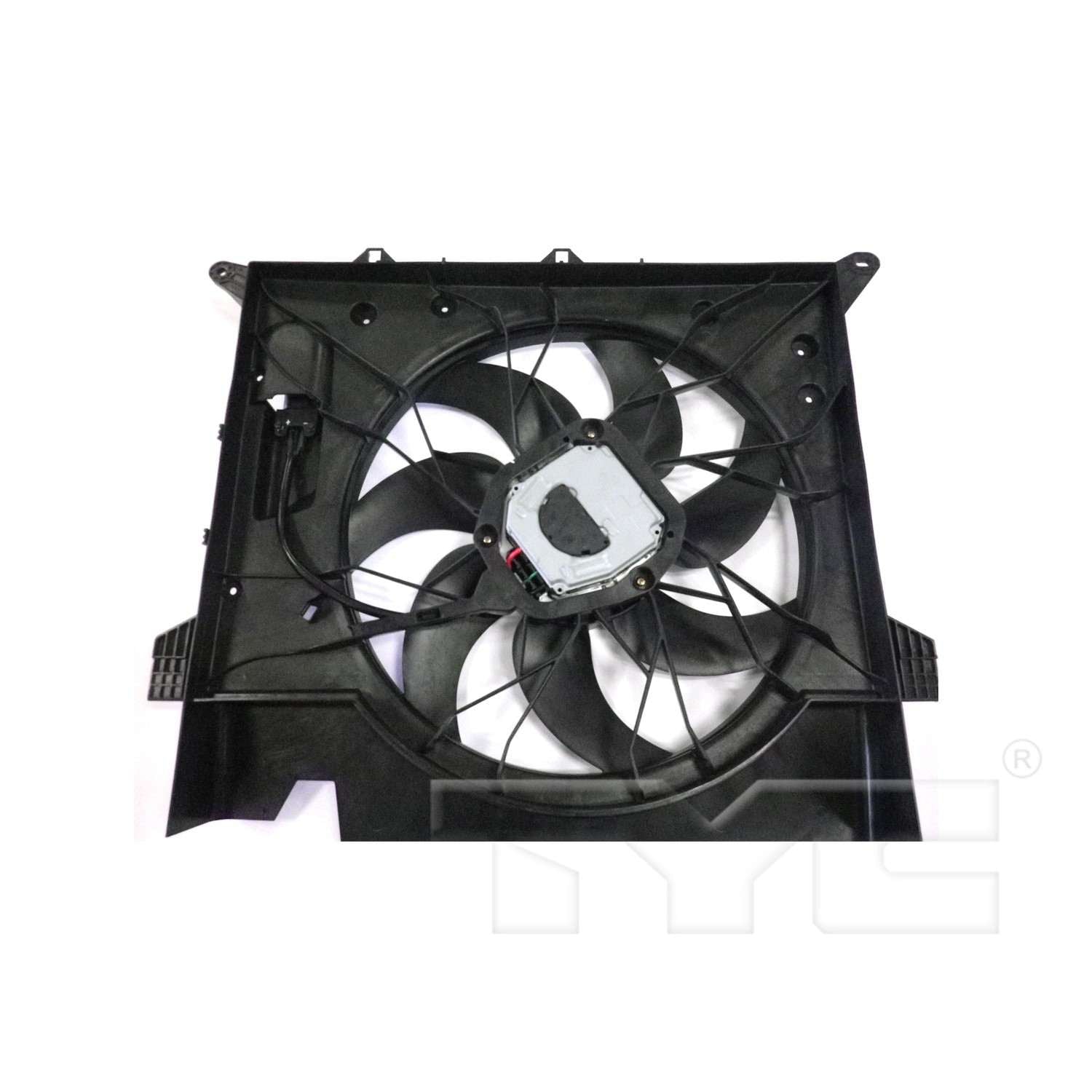 TYC Dual Radiator and Condenser Fan Assembly 623120