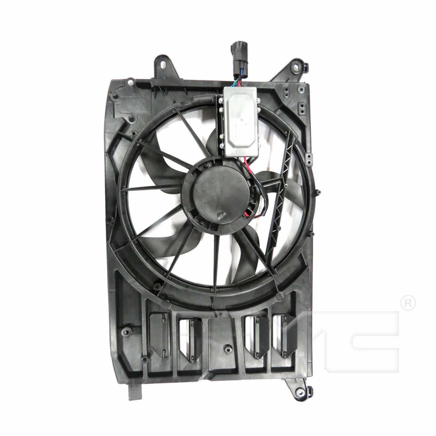 TYC Dual Radiator and Condenser Fan Assembly 623180