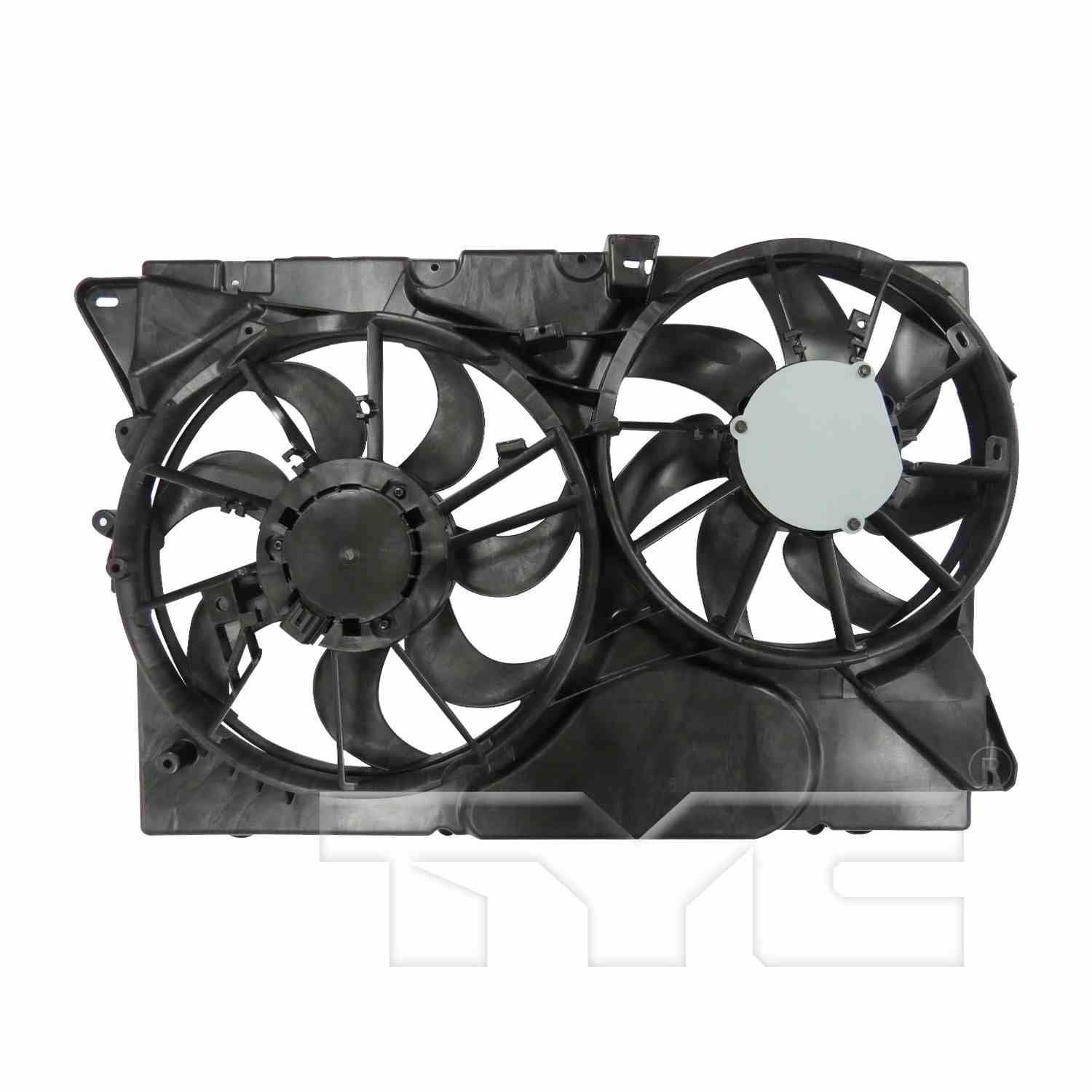 TYC Dual Radiator and Condenser Fan Assembly 623190