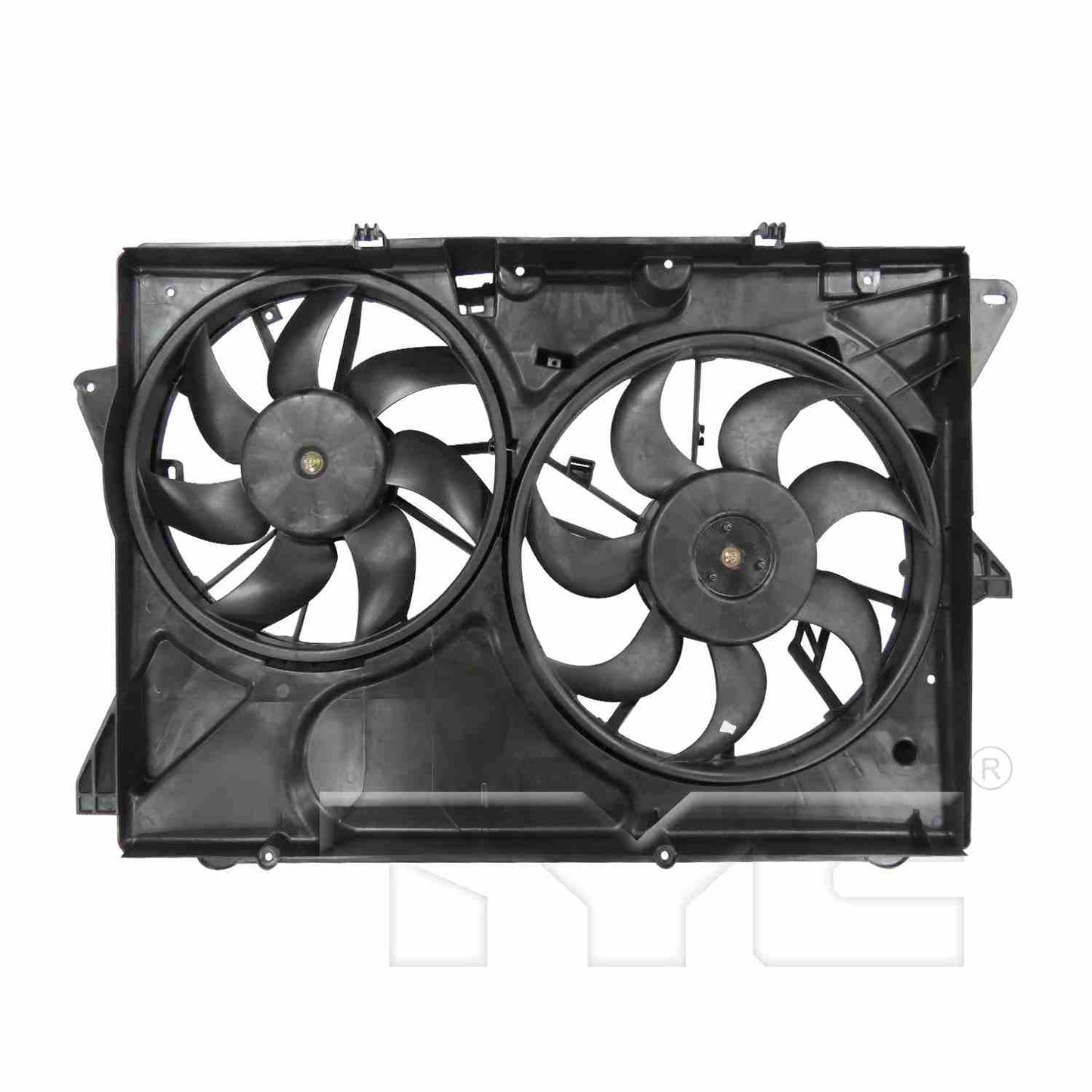 TYC Dual Radiator and Condenser Fan Assembly 623190