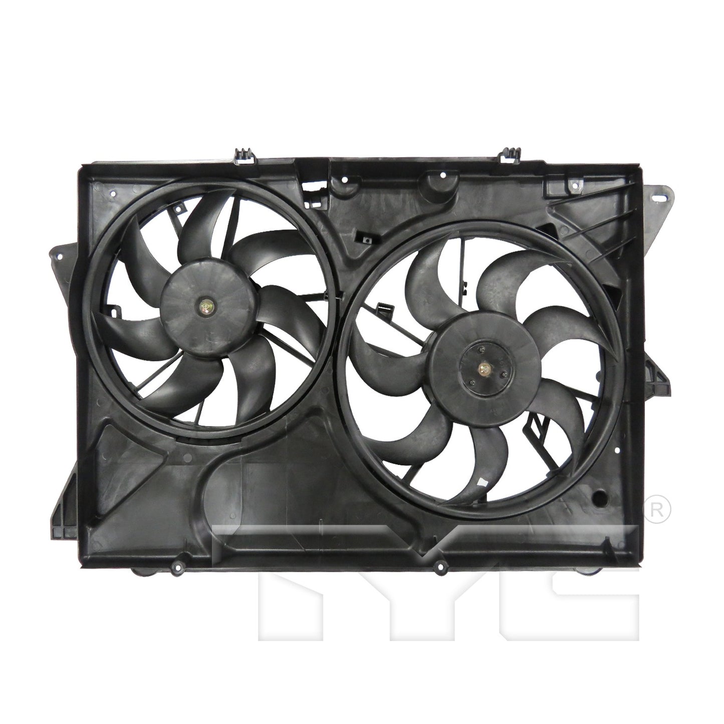 TYC Dual Radiator and Condenser Fan Assembly 623190