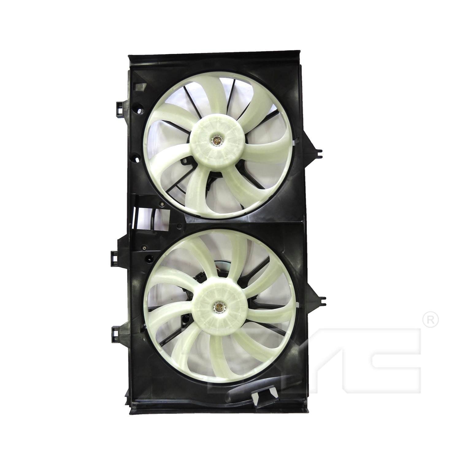 TYC Dual Radiator and Condenser Fan Assembly 623200
