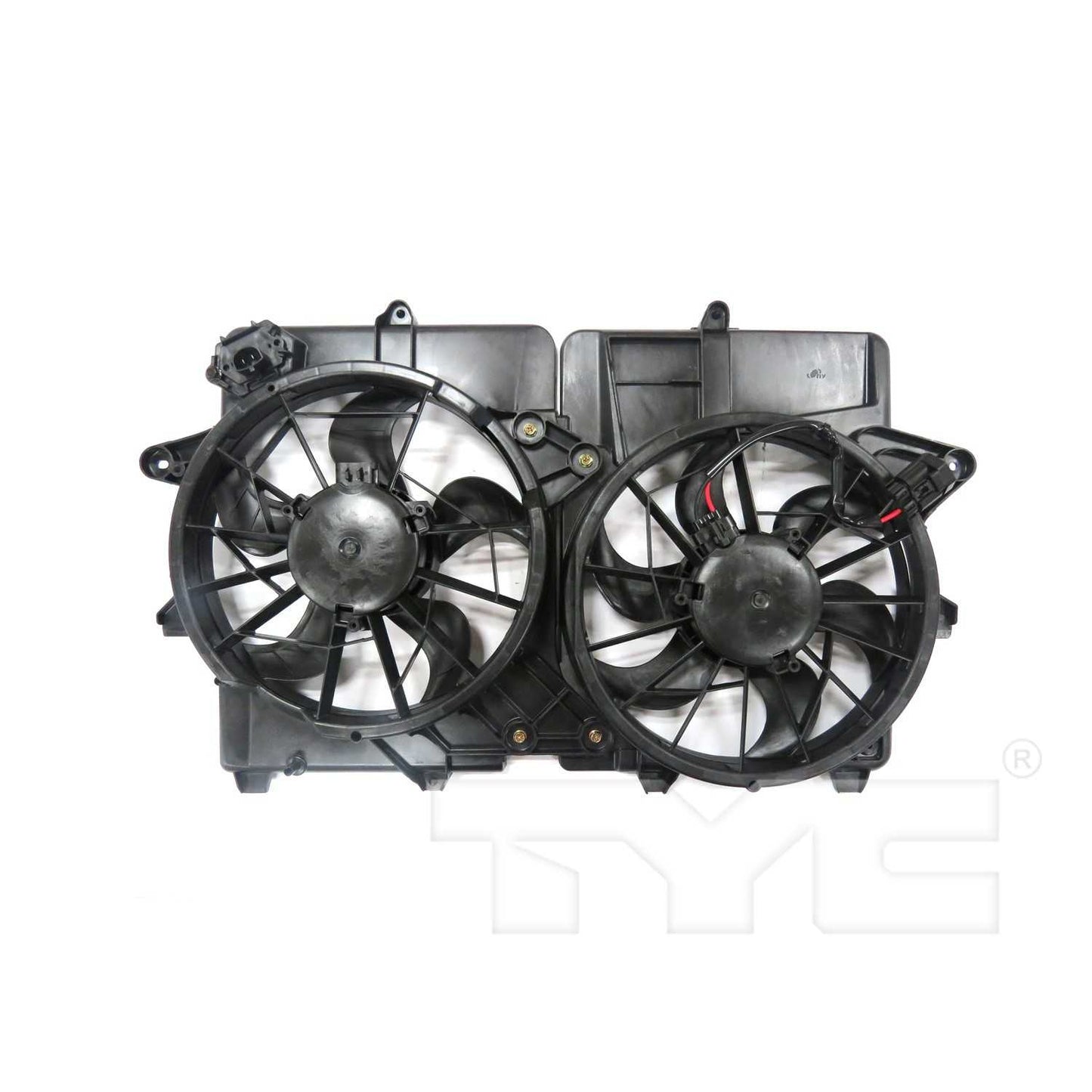 TYC Dual Radiator and Condenser Fan Assembly 623240