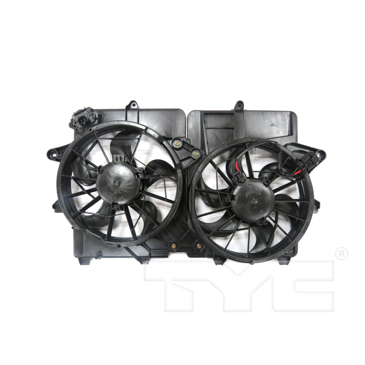 TYC Dual Radiator and Condenser Fan Assembly 623240