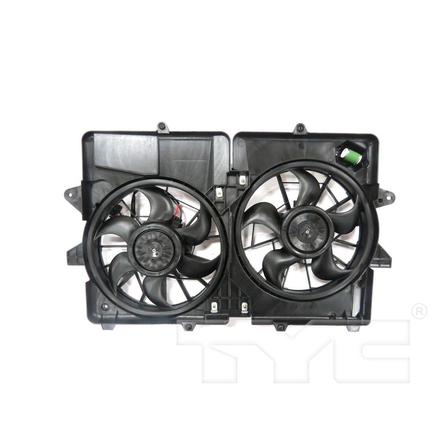 TYC Dual Radiator and Condenser Fan Assembly 623240