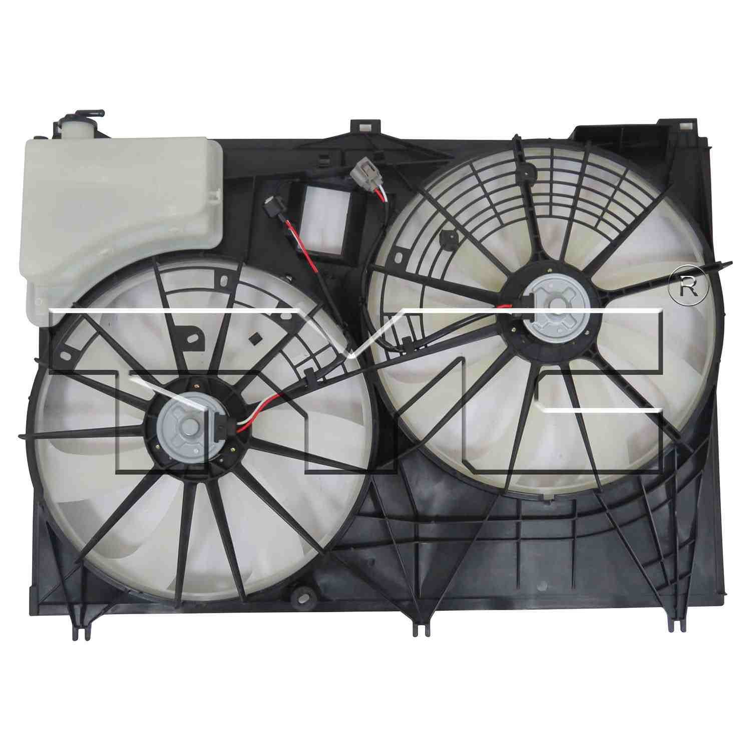 TYC Dual Radiator and Condenser Fan Assembly 623380