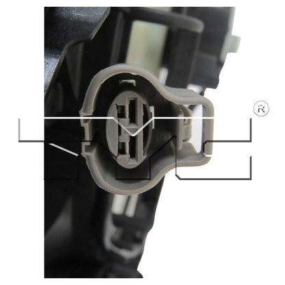 TYC Dual Radiator and Condenser Fan Assembly 623380