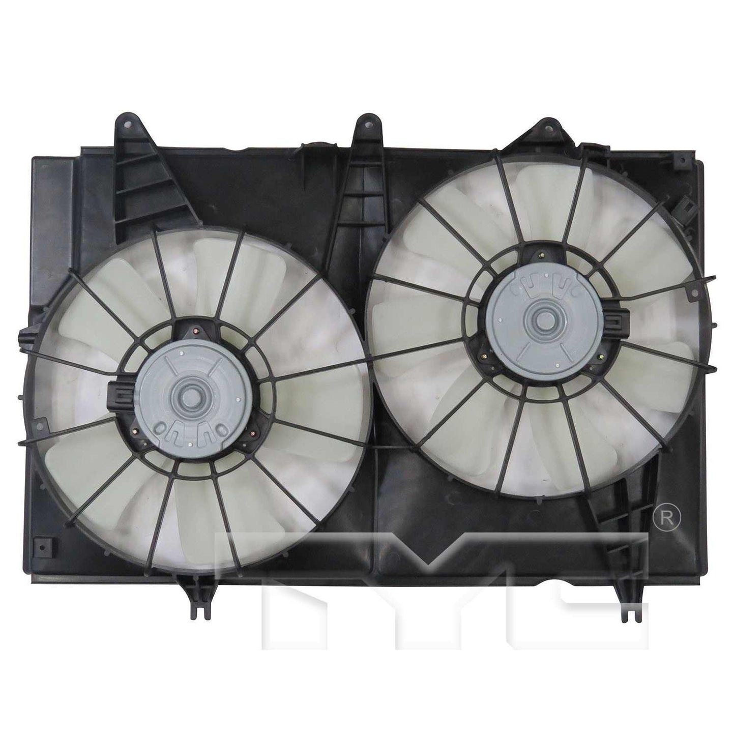 TYC Dual Radiator and Condenser Fan Assembly 623390
