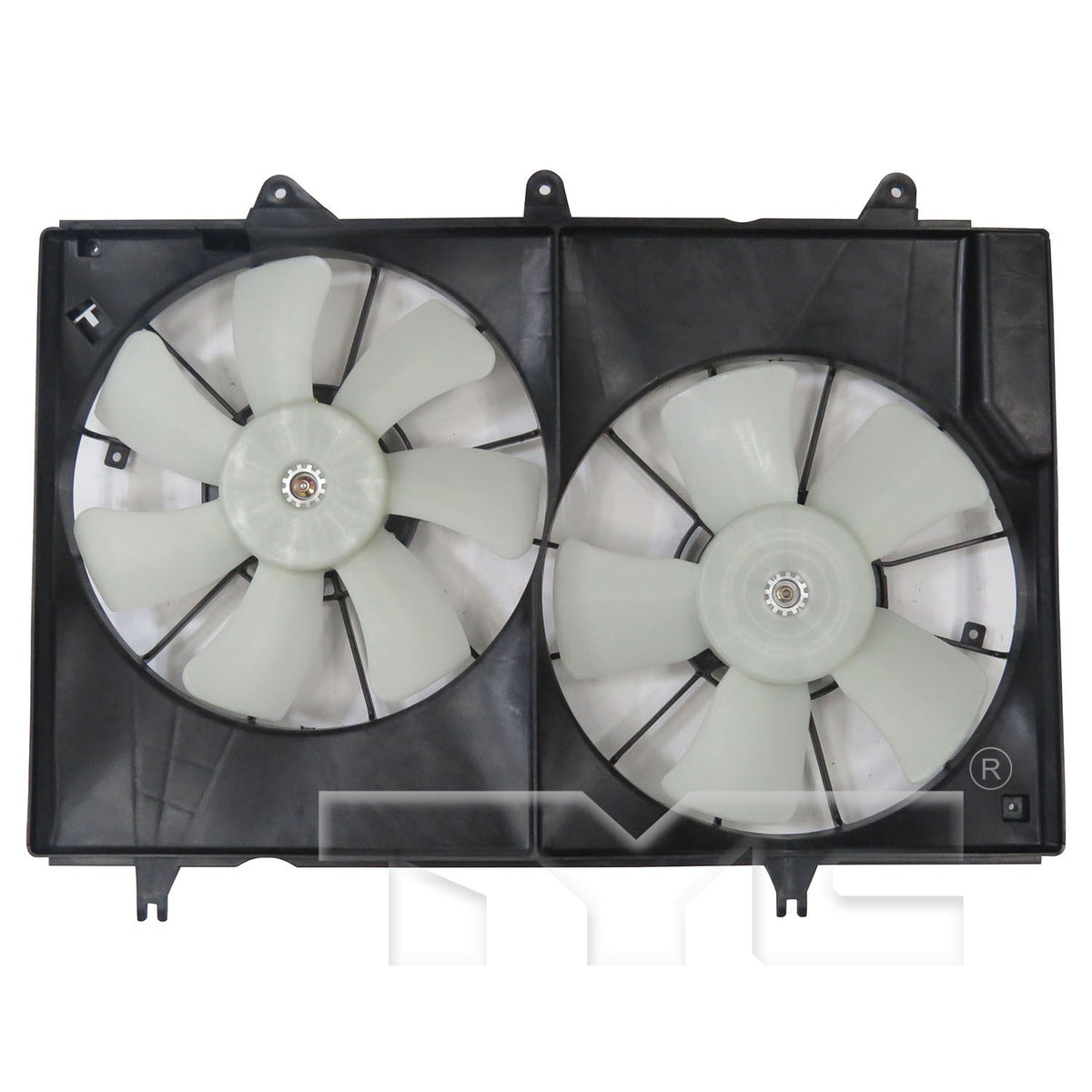 TYC Dual Radiator and Condenser Fan Assembly 623390