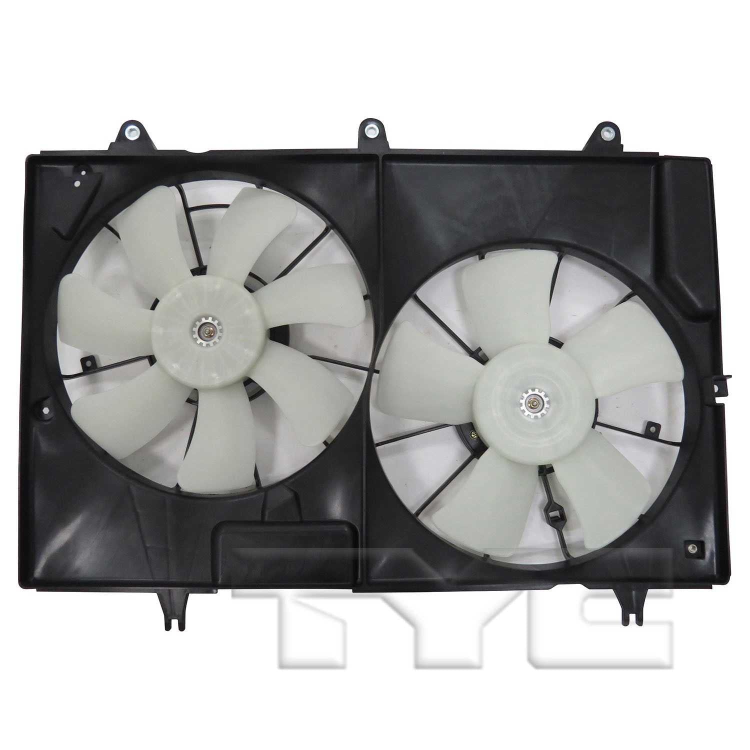 TYC Dual Radiator and Condenser Fan Assembly 623460