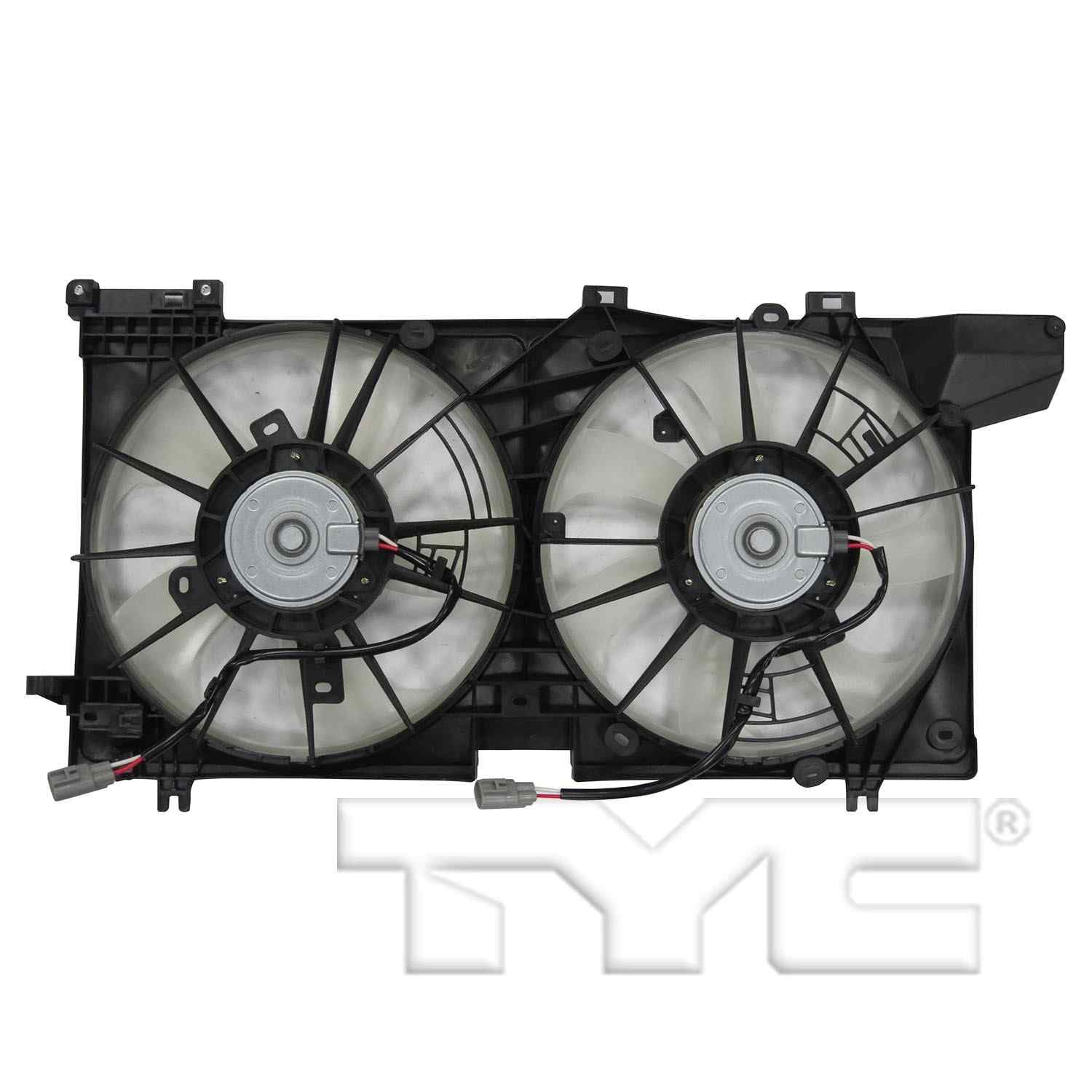 TYC Dual Radiator and Condenser Fan Assembly 623470