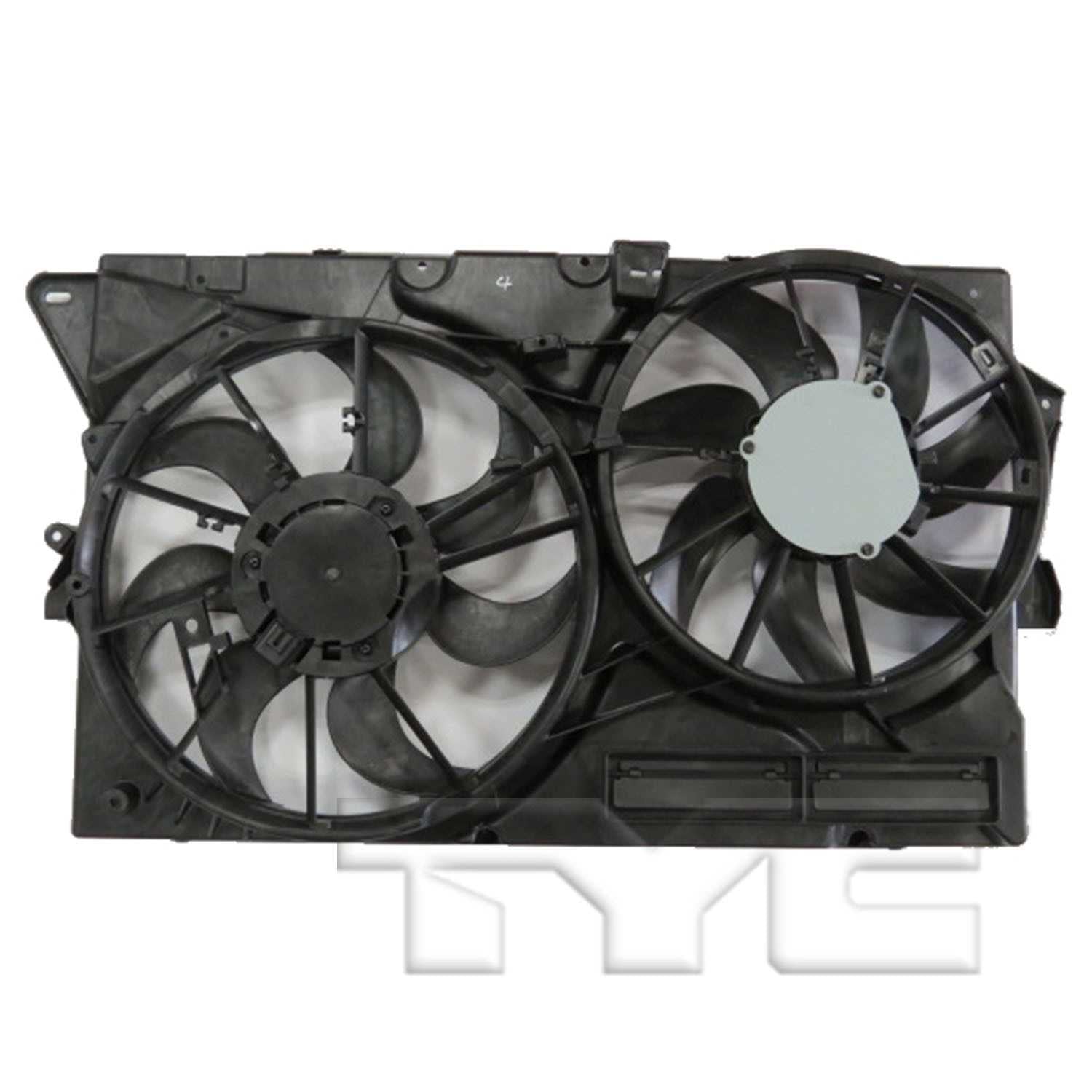 TYC Dual Radiator and Condenser Fan Assembly 623500