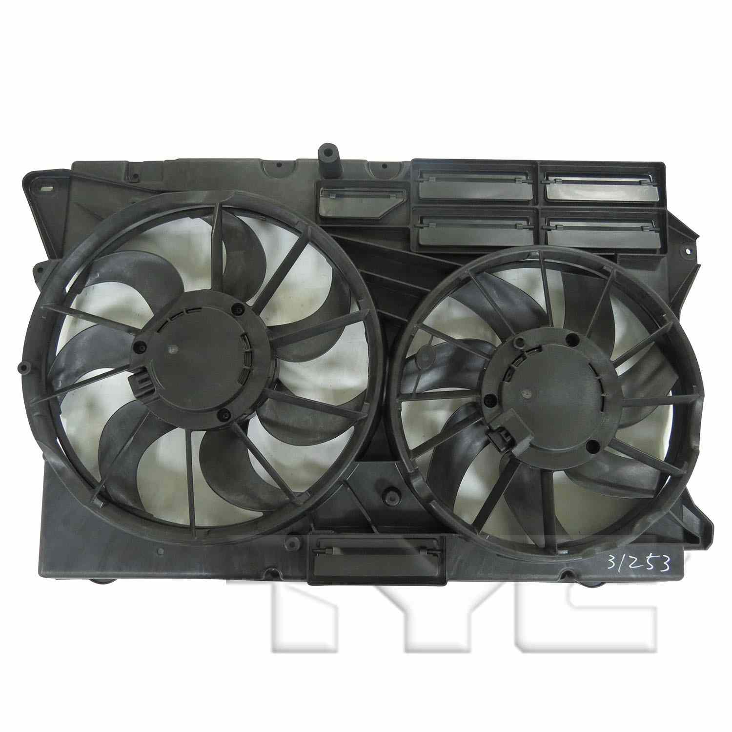 TYC Dual Radiator and Condenser Fan Assembly 623570