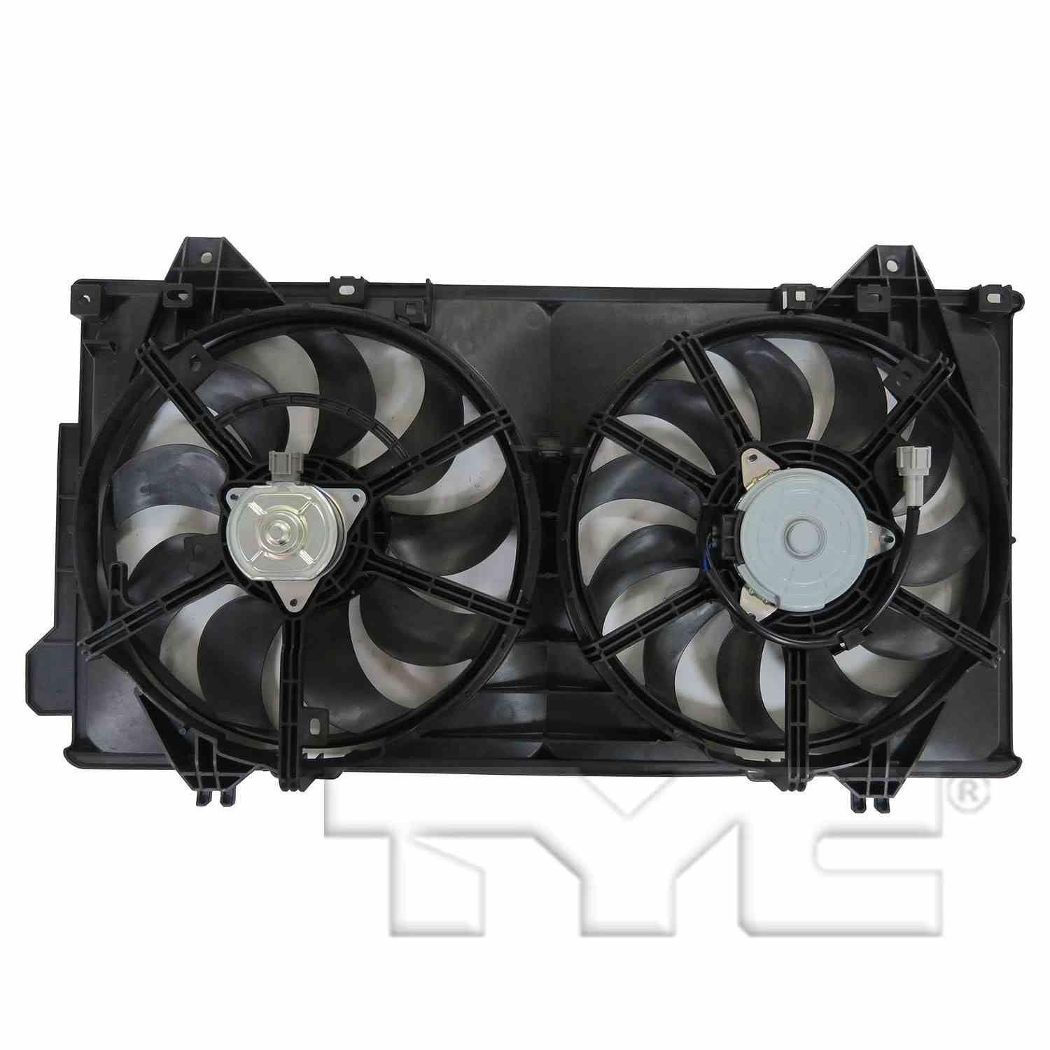 TYC Dual Radiator and Condenser Fan Assembly 623580