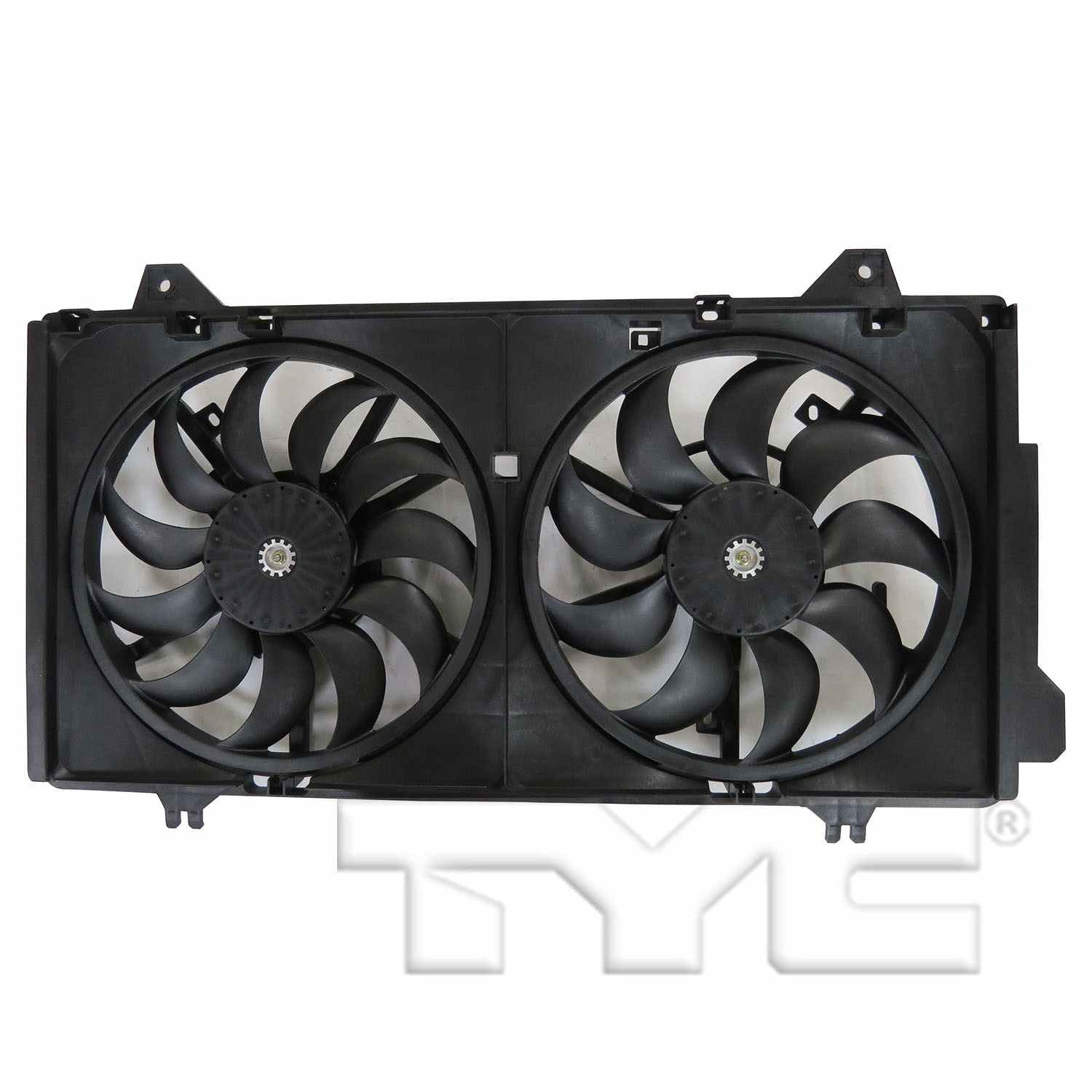 TYC Dual Radiator and Condenser Fan Assembly 623580