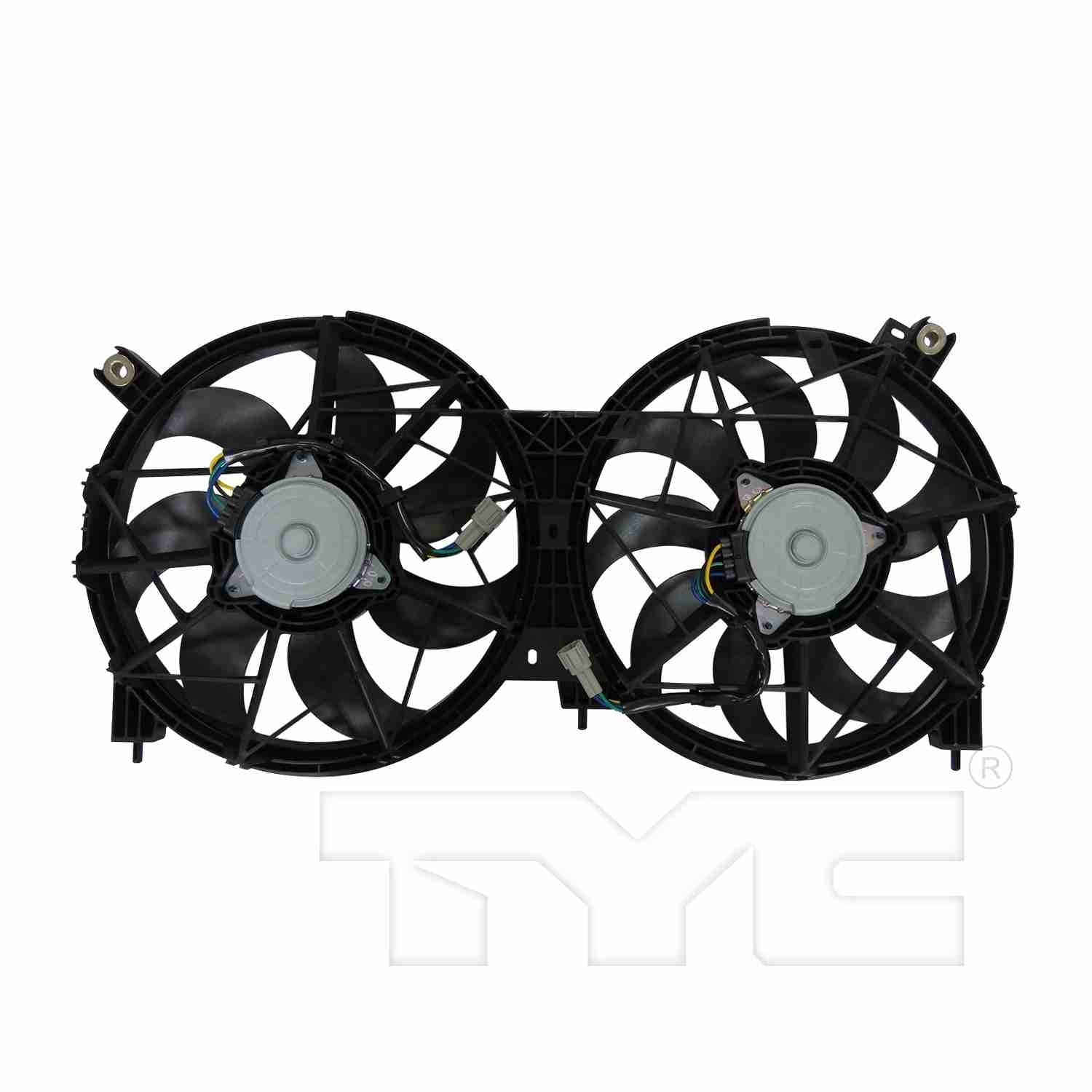 TYC Dual Radiator and Condenser Fan Assembly 623630
