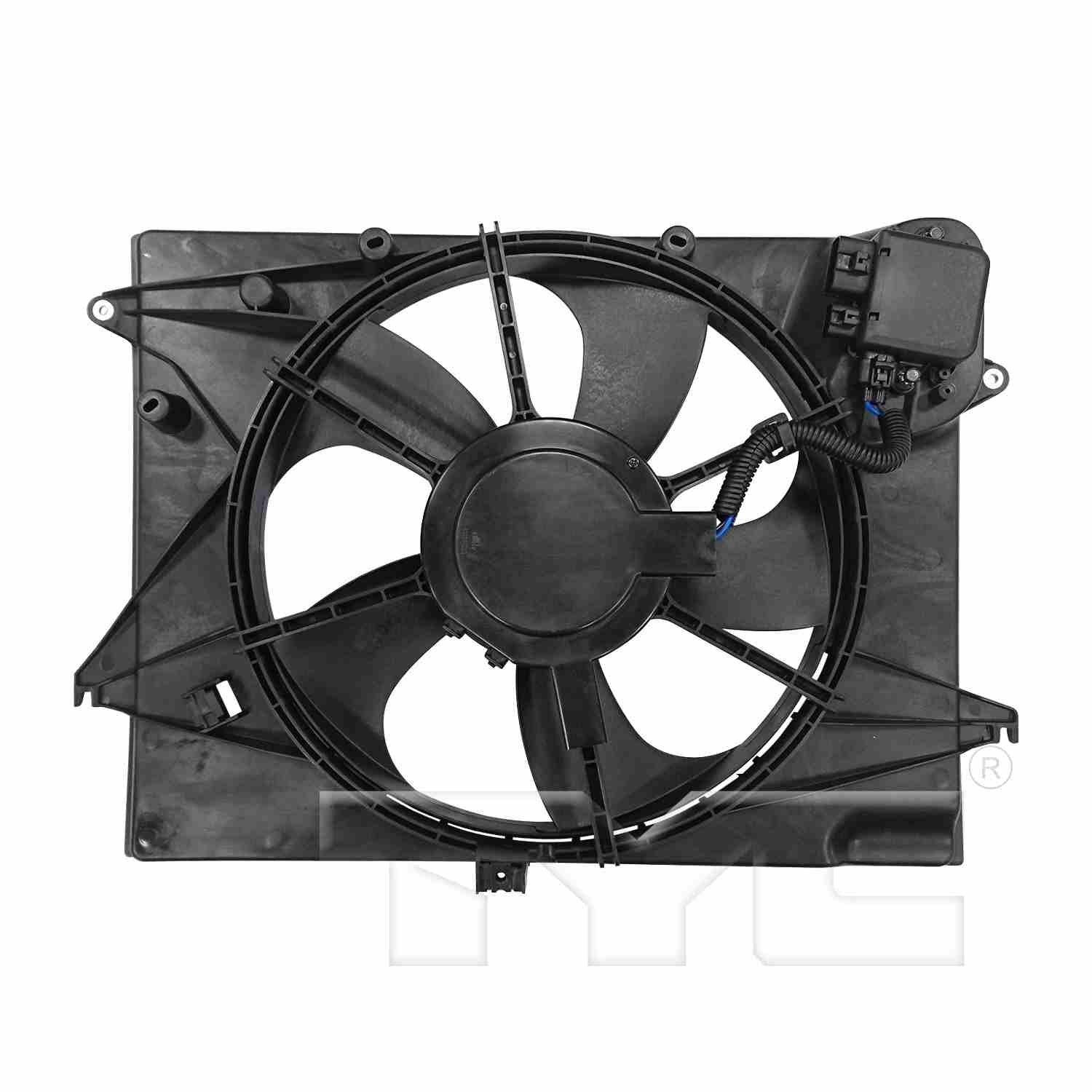 TYC Dual Radiator and Condenser Fan Assembly 623700