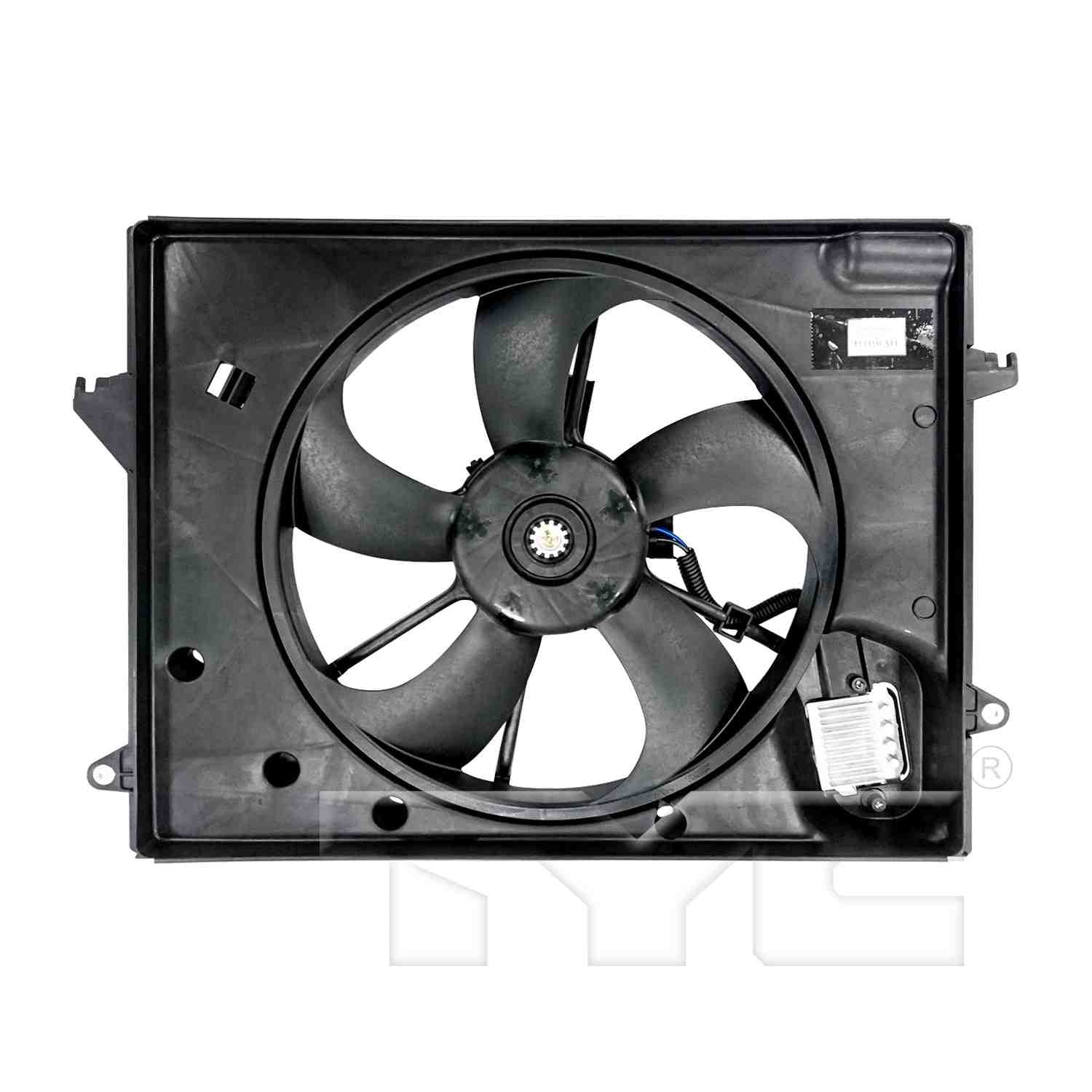 TYC Dual Radiator and Condenser Fan Assembly 623700