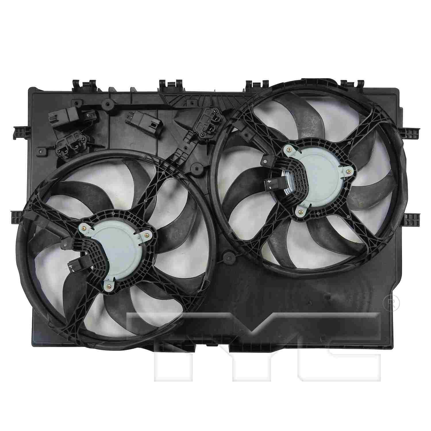 TYC Dual Radiator and Condenser Fan Assembly 623710