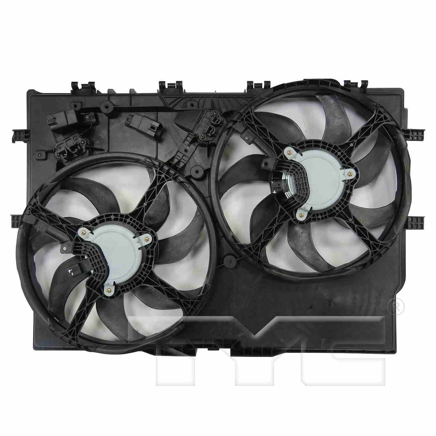 TYC Dual Radiator and Condenser Fan Assembly 623730