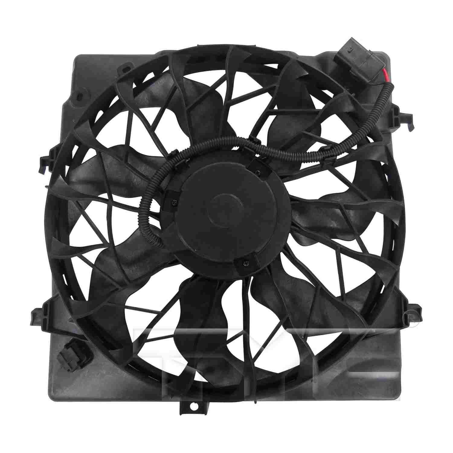 TYC Dual Radiator and Condenser Fan Assembly 623750