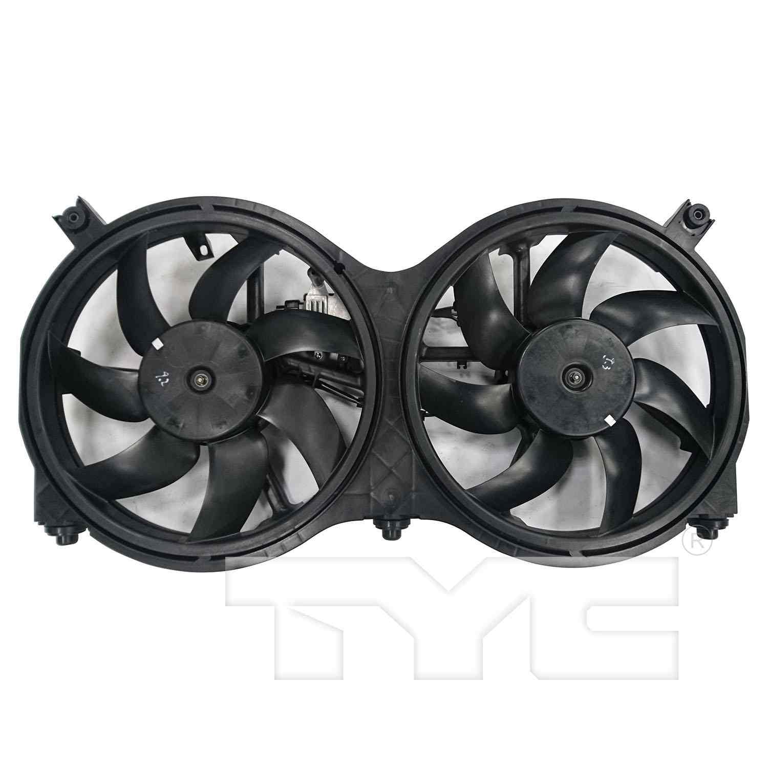 TYC Dual Radiator and Condenser Fan Assembly 623760