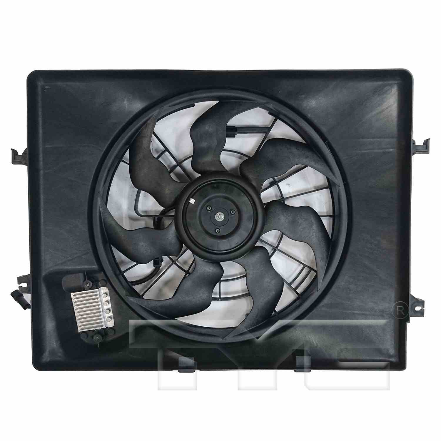 TYC Dual Radiator and Condenser Fan Assembly 623770