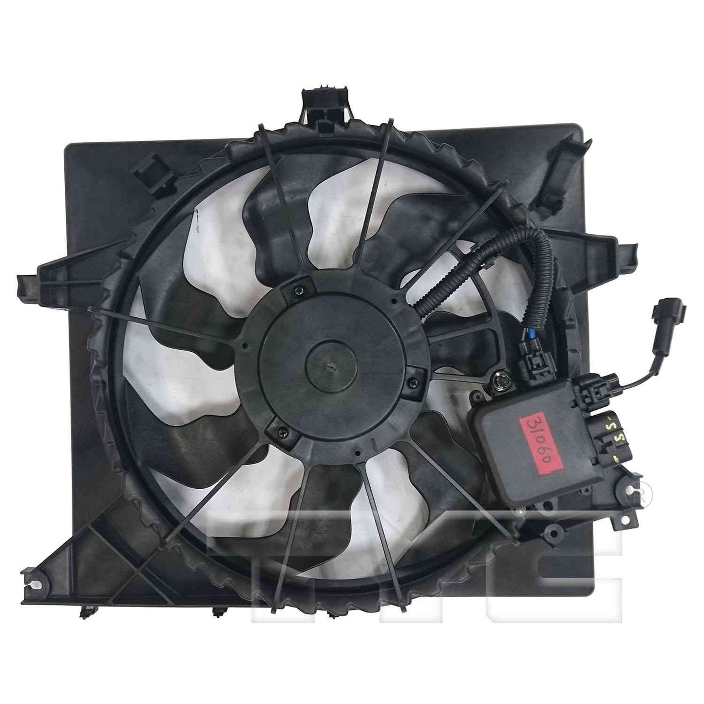 TYC Dual Radiator and Condenser Fan Assembly 623780