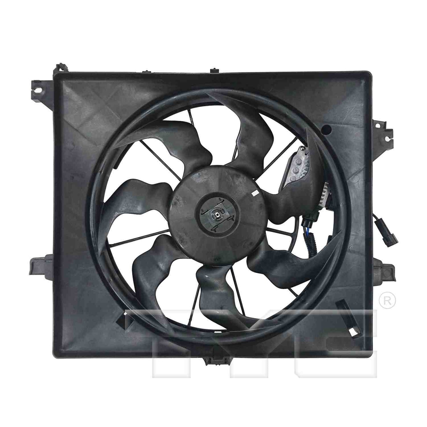 TYC Dual Radiator and Condenser Fan Assembly 623780