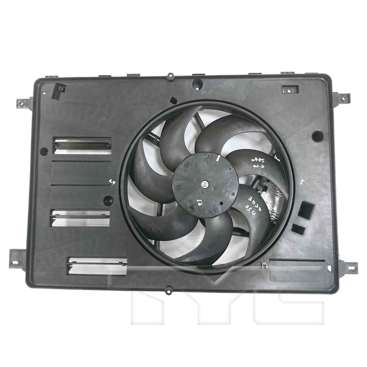 TYC Dual Radiator and Condenser Fan Assembly 623790