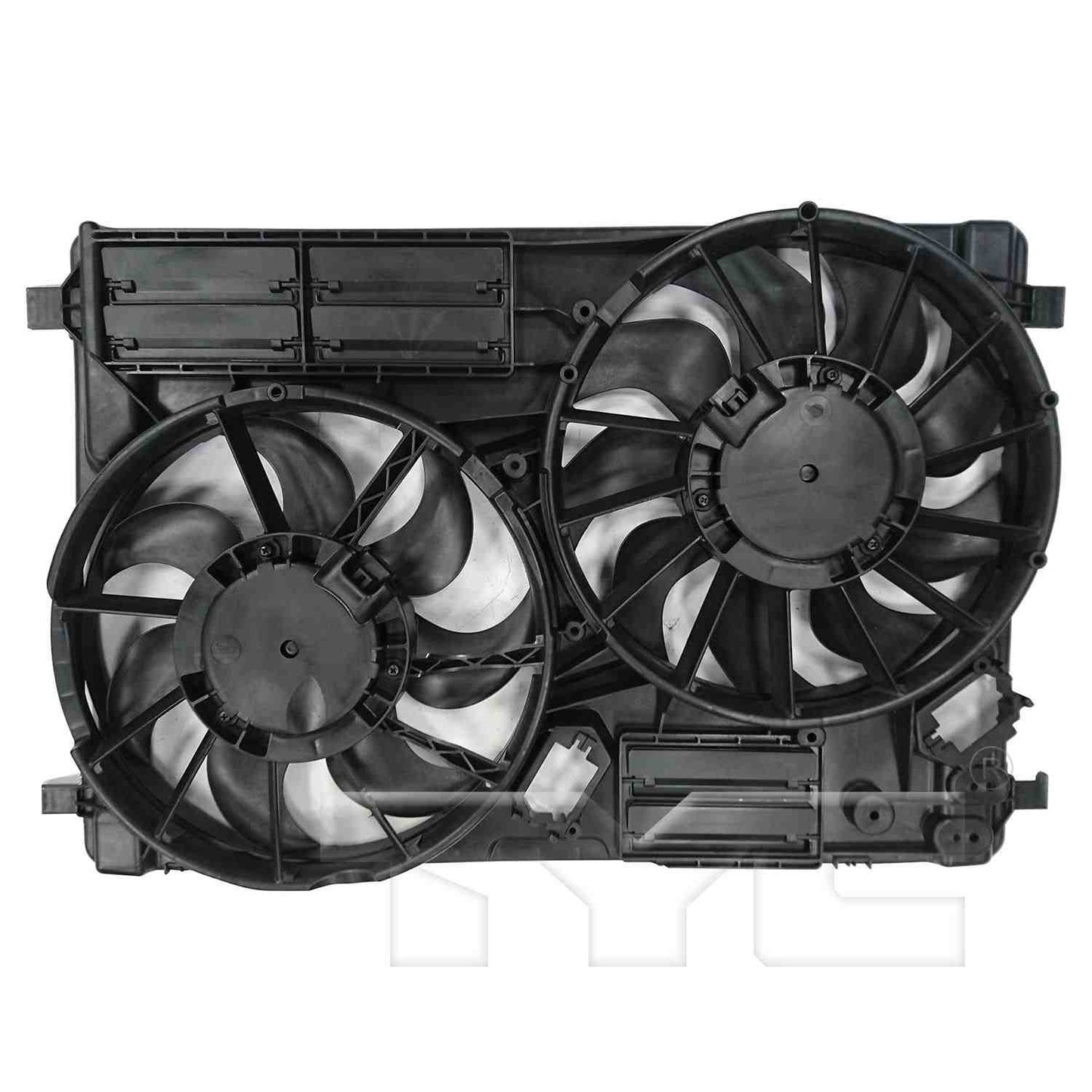 TYC Dual Radiator and Condenser Fan Assembly 623800