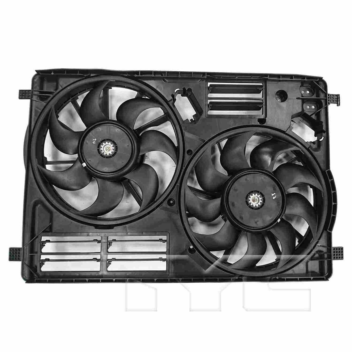 TYC Dual Radiator and Condenser Fan Assembly 623800