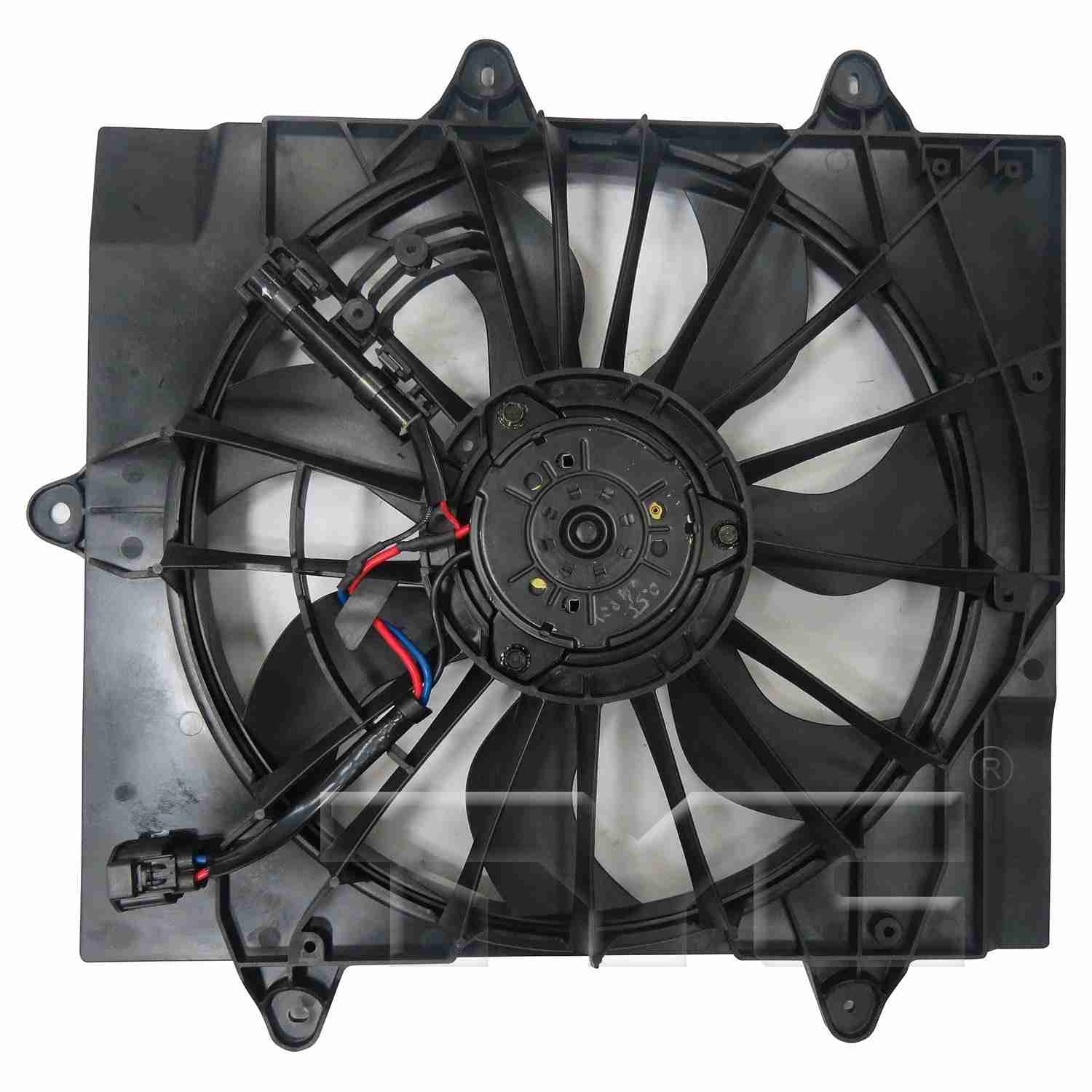 TYC Dual Radiator and Condenser Fan Assembly 623830