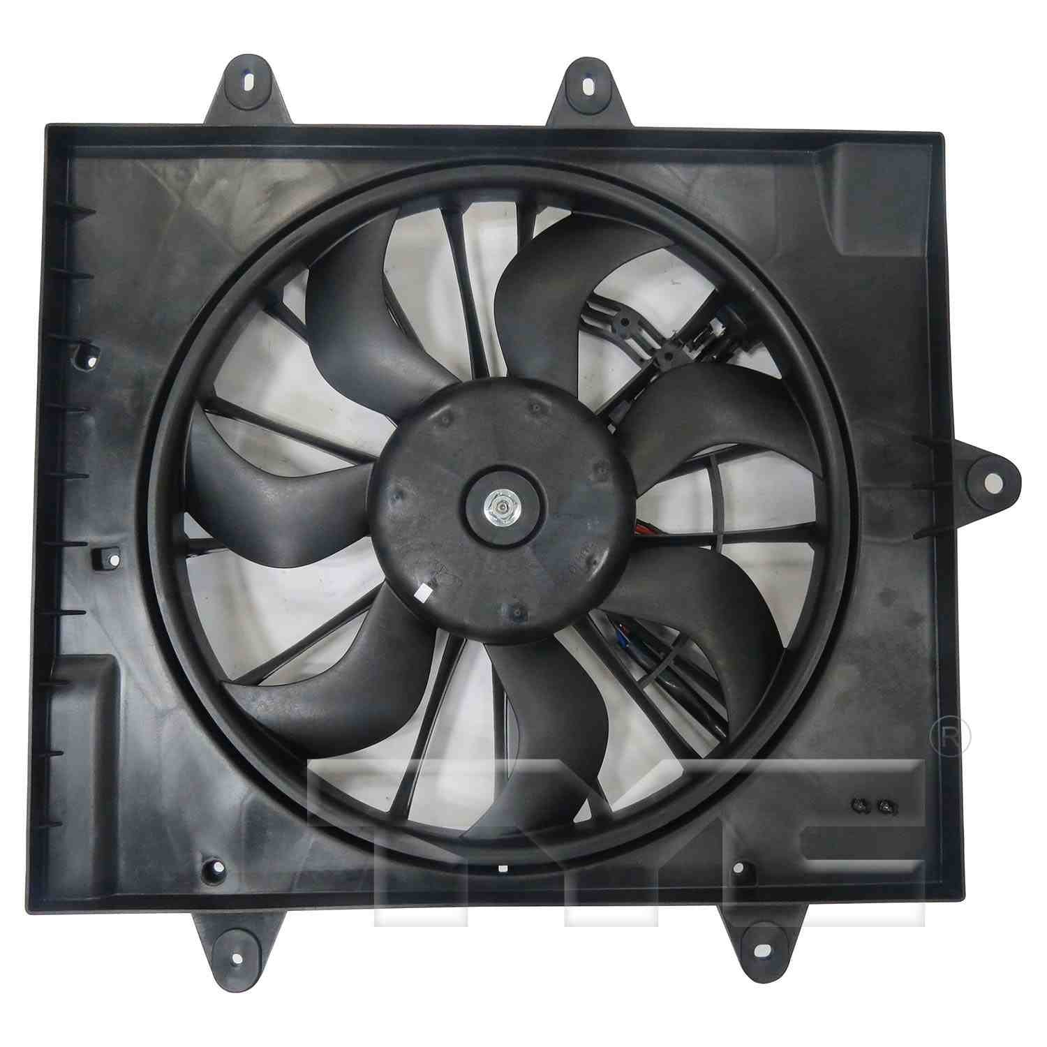TYC Dual Radiator and Condenser Fan Assembly 623830