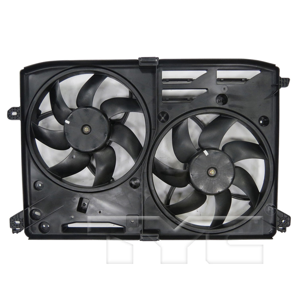 TYC Dual Radiator and Condenser Fan Assembly 623870