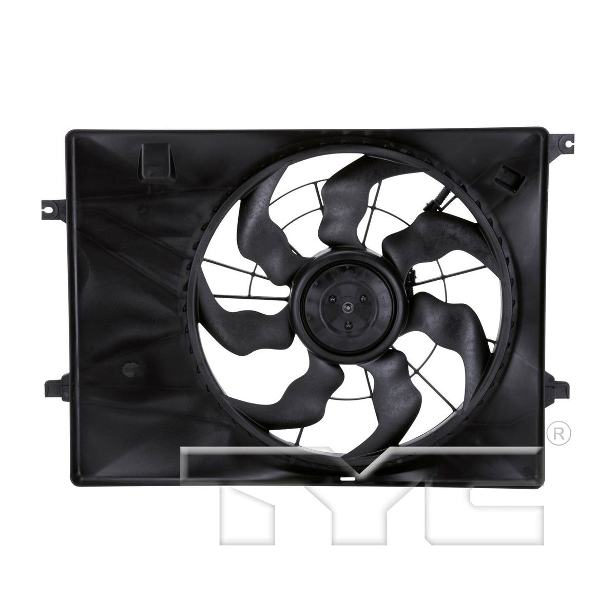 TYC Dual Radiator and Condenser Fan Assembly 623920